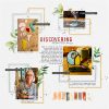 Digital Scrapbooking Layout | Digital Scrapbook Template