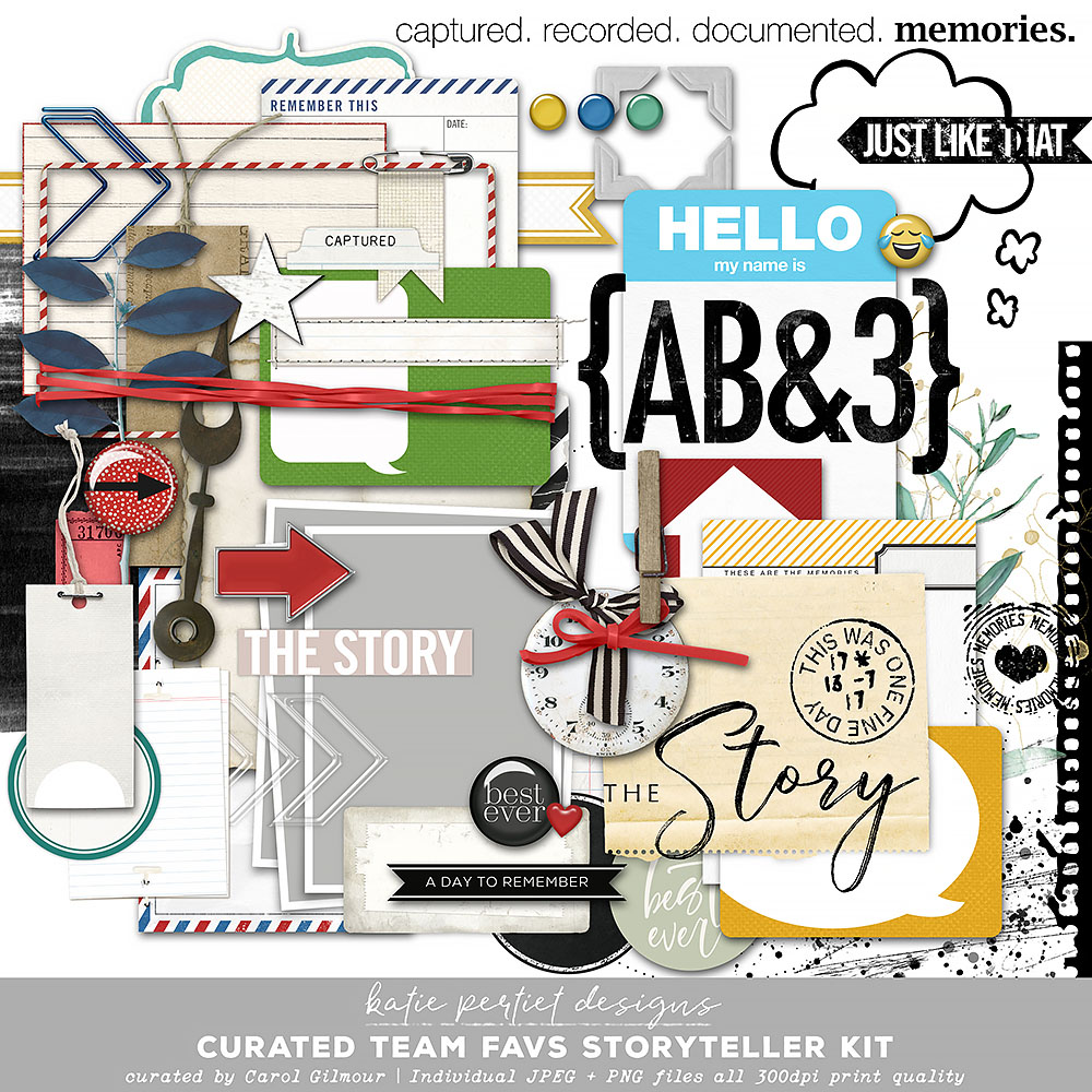 Curated Team Favorites Storyteller Scrapbook Kit