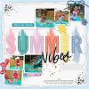 Digital Scrapbook Layout