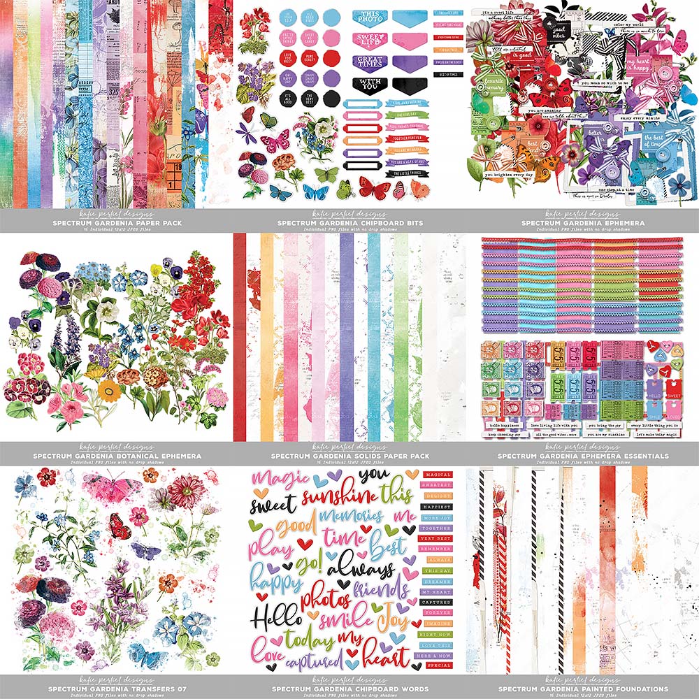 Printable FLOWER MARKET Washi Tape Stickersdigital File Instant