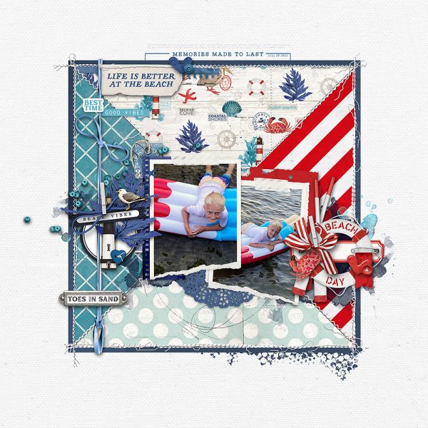 Digital Scrapbooking Layout