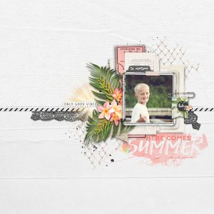 Digital Scrapbooking Layout