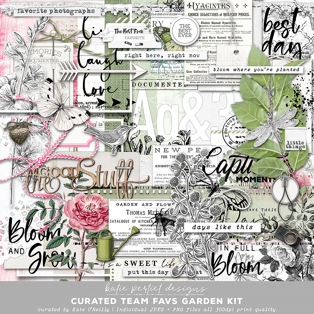 Curated Team Favorites Page Essentials Scrapbooking Kit