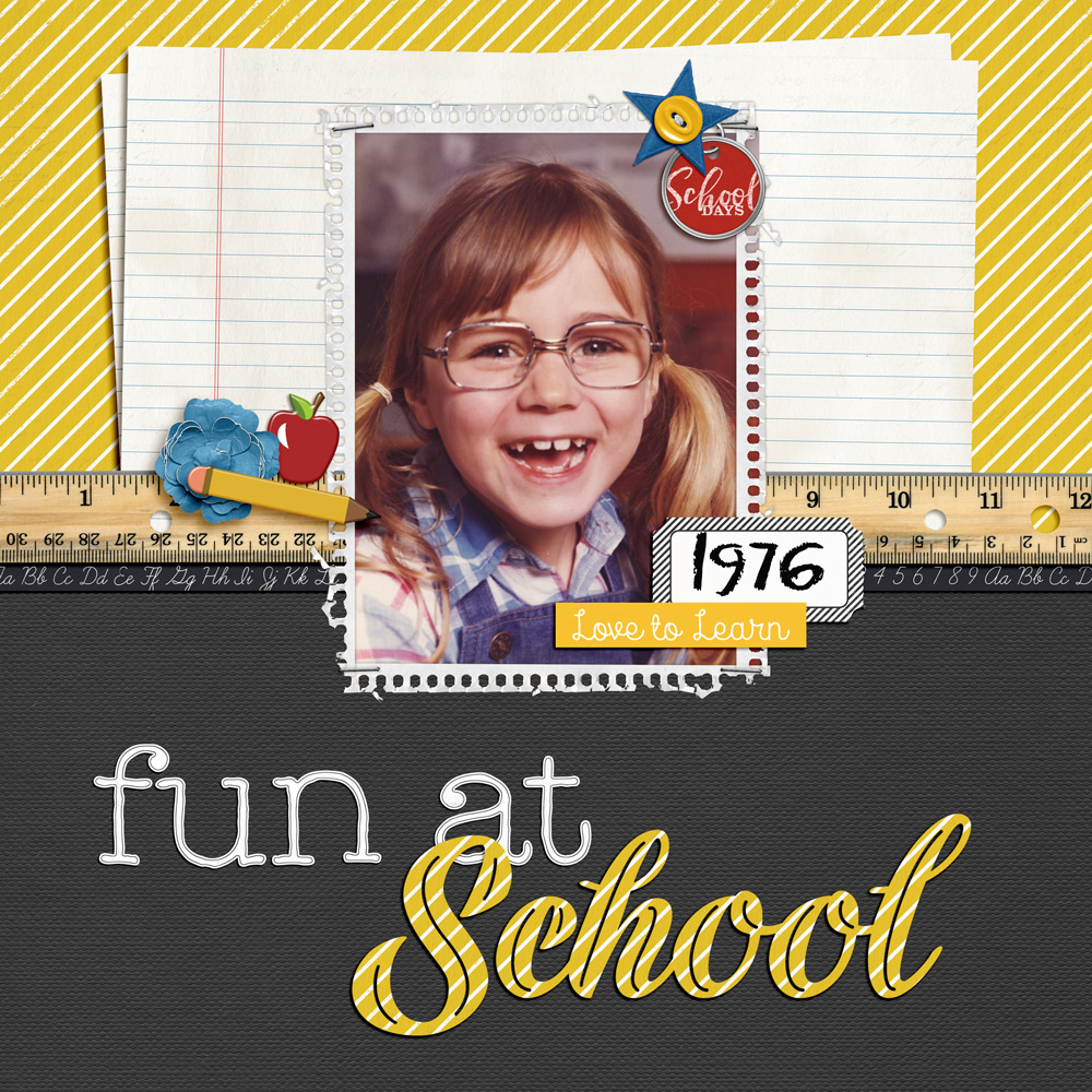 Curated Team Favorites School Scrapbook Kit