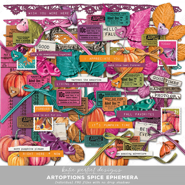 ARToptions Spice Ephemera - Katie Pertiet Designs