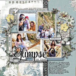 Lucy Lou Girly Scrapbook Kit - Katie Pertiet Designs